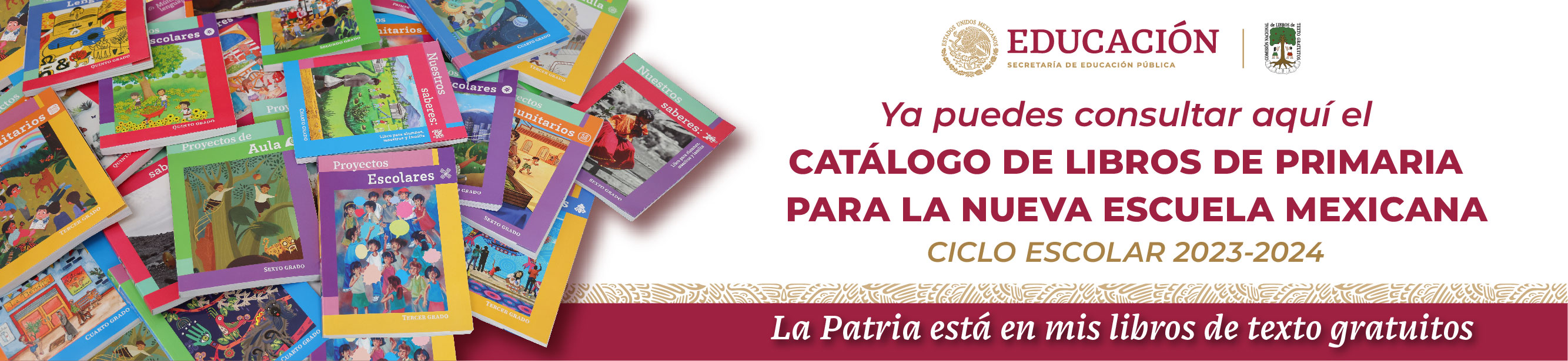 Catálogo de libros de primaria para la Nueva Escuela Mexicana